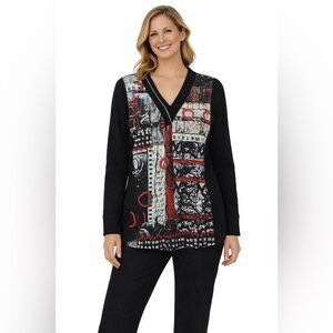DOLCEZZA Simply Art top NWT
